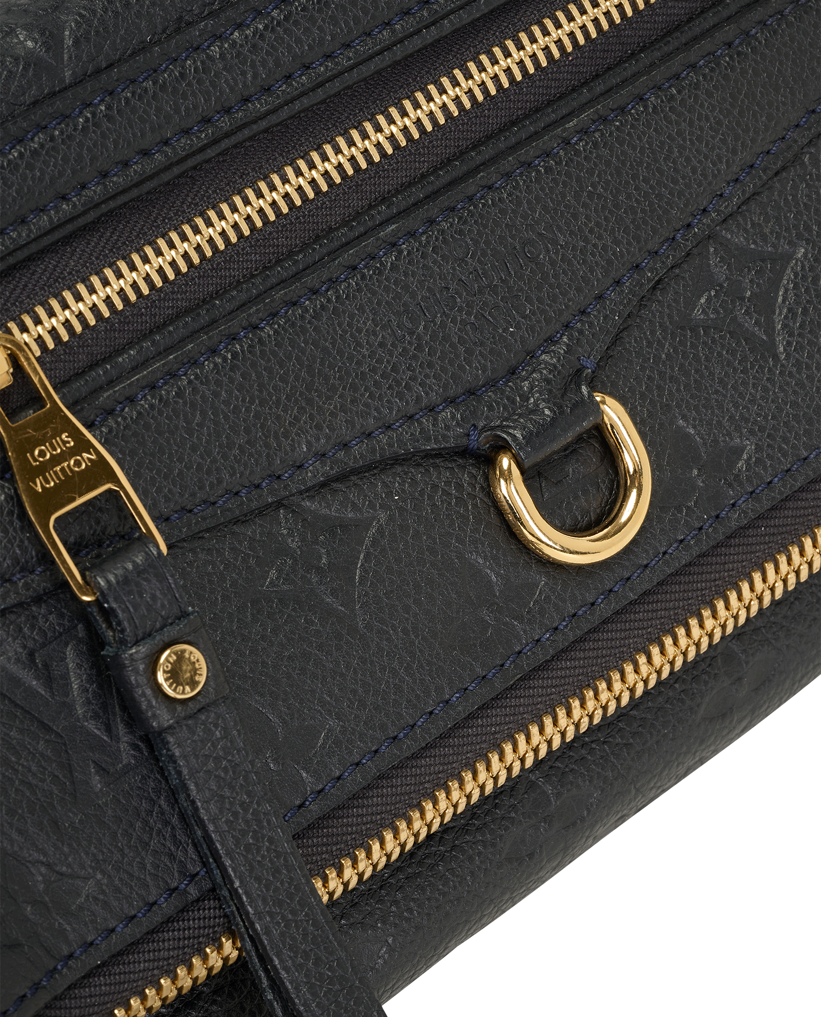 Petillante Clutch, &pound;420, Handbags, Navy, Leather, Other view